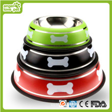 Lovely aço inoxidável Pet Feeder Bowl (HN-PB900)